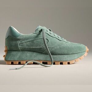 Dolce Vita Tricia Green Suede Sneakers